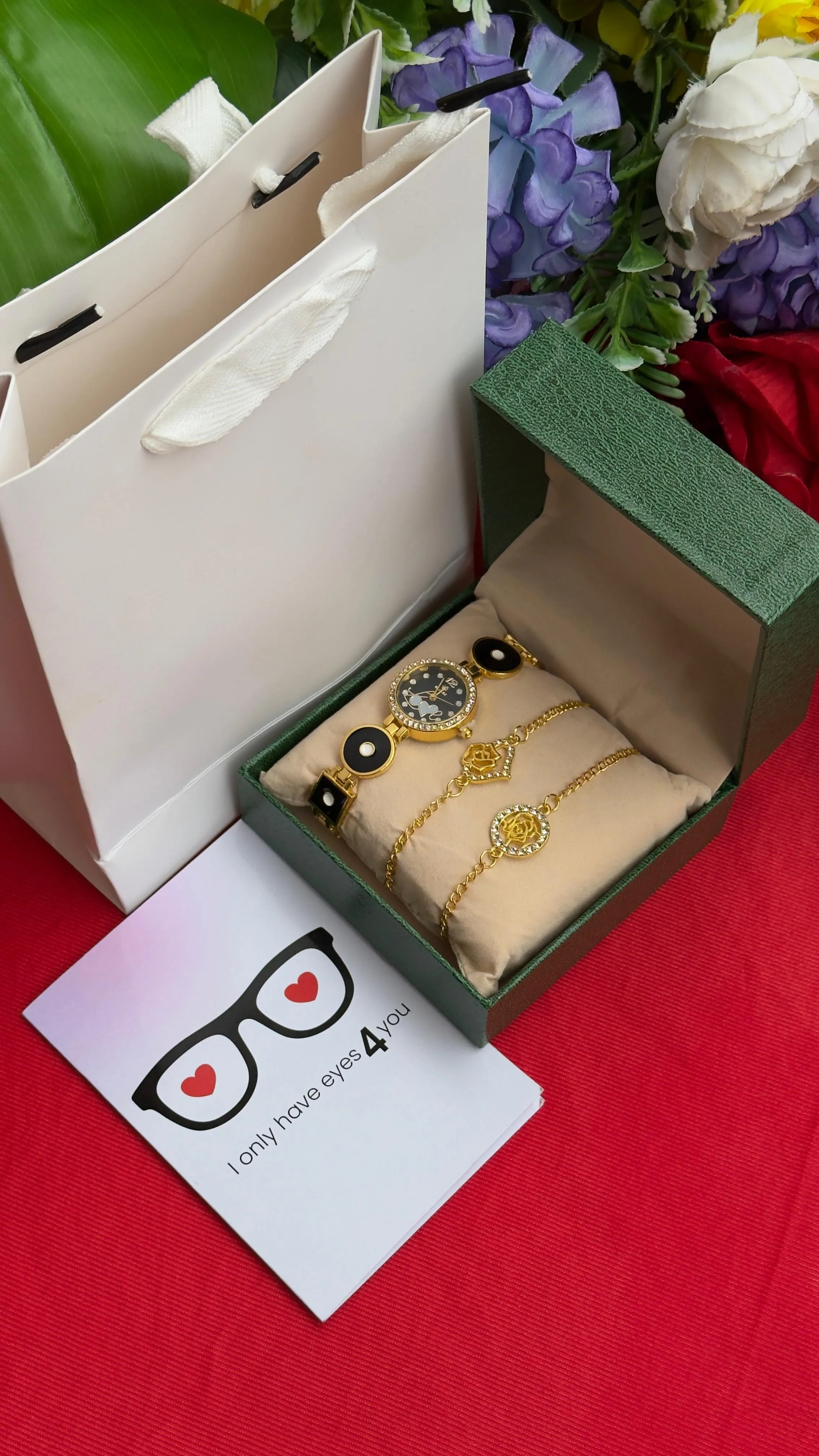 Valentine's Ladies Gift Set - "You Are Precious" Romantic Present with Engraving, Special Valentine's Day Gift  ---