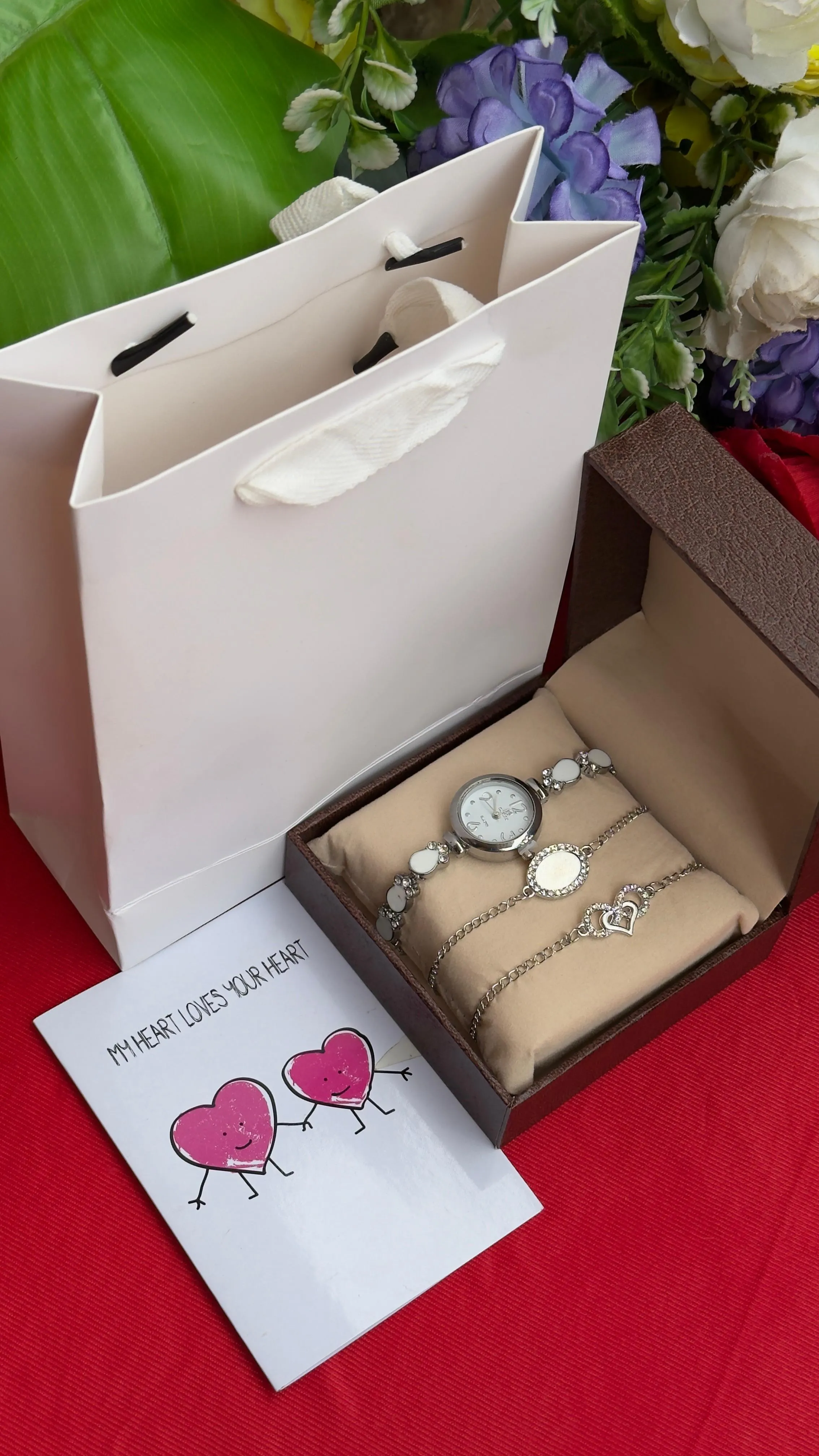 Valentine's Ladies Gift Set - "You Are Precious" Romantic Present with Engraving, Special Valentine's Day Gift  ---