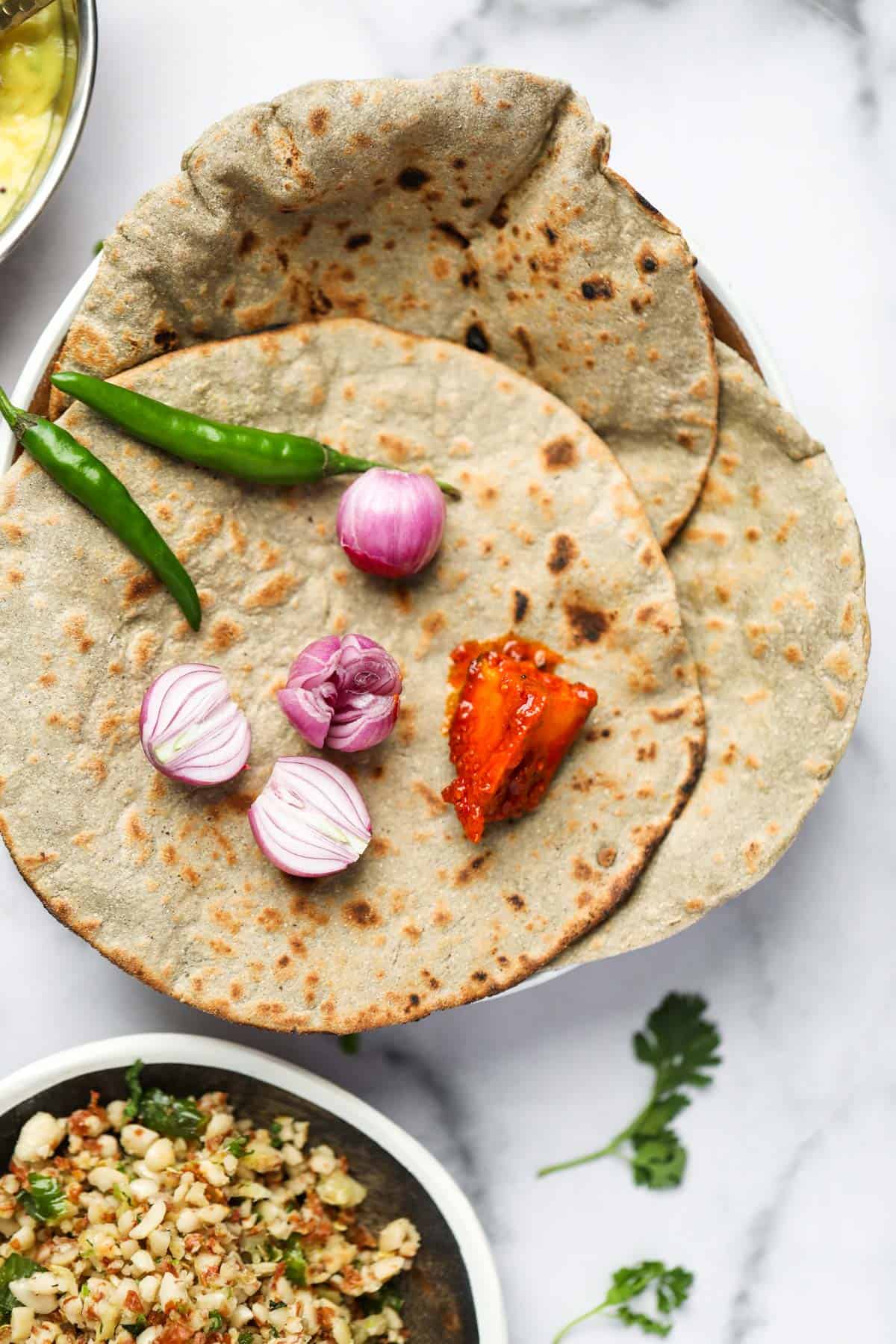 Single Bajra Roti