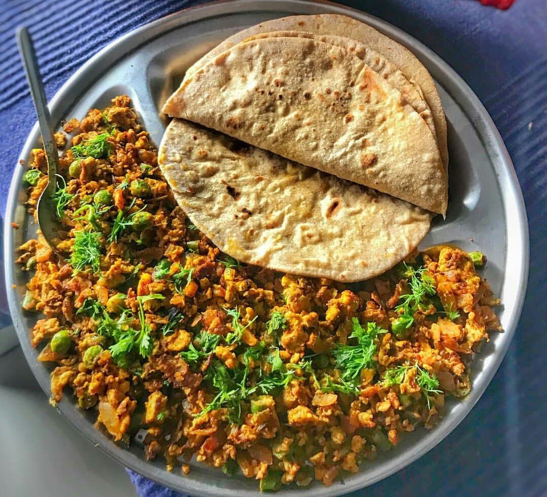 Paratha with Egg Bhurji